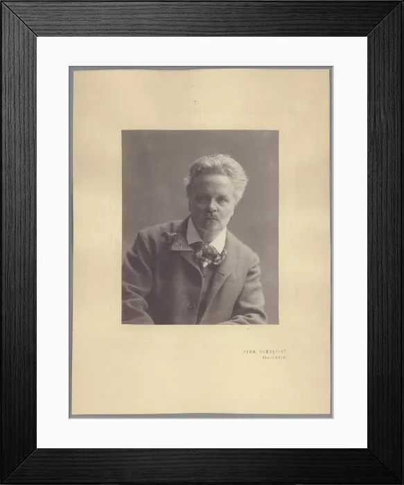 Framed Print : August Strindberg Artist: Hamnqvist, Herman (1865-1946) Framed Print : August Strindberg Artist: Hamnqvist, Herman (1865-1946)