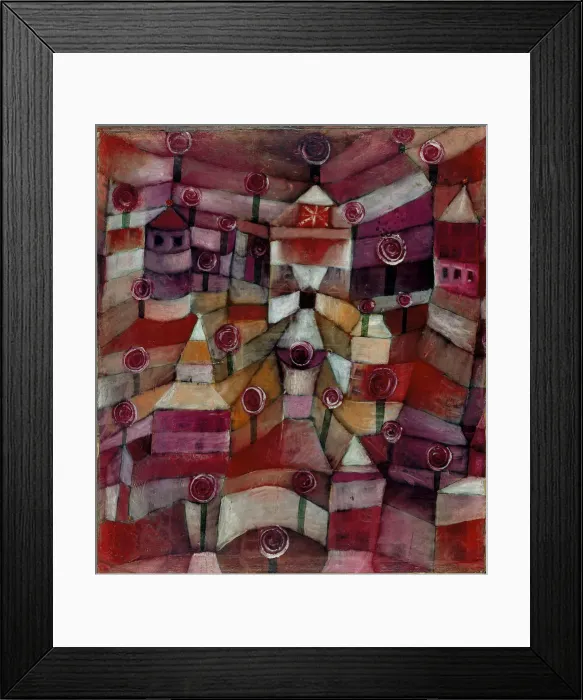 Framed Print : Rose Garden. Artist: Klee, Paul (1879-1940) Framed Print : Rose Garden. Artist: Klee, Paul (1879-1940)