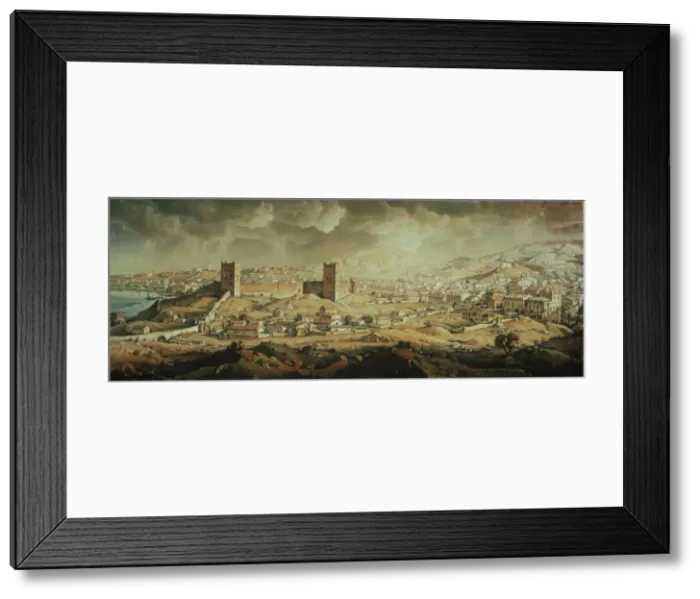 Framed Print : Feodosiya. The Crimea, 1930. Artist: Bogayevsky, Konstantin Fyodorovich (1872-1943) Framed Print : Feodosiya. The Crimea, 1930. Artist: Bogayevsky, Konstantin Fyodorovich (1872-1943)