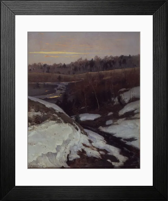 Framed Print : Early Spring, 1905. Artist: Kryzhitsky, Konstantin Yakovlevich (1858-1911) Framed Print : Early Spring, 1905. Artist: Kryzhitsky, Konstantin Yakovlevich (1858-1911)