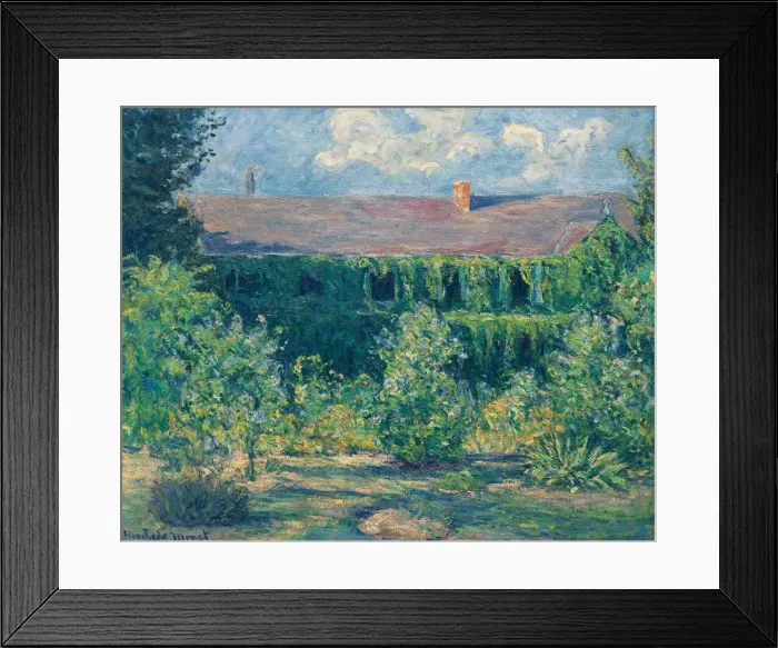 Framed Print : House and Garden of Claude Monet. Artist: Hoschede Monet, Blanche (1865-1947) Framed Print : House and Garden of Claude Monet. Artist: Hoschede Monet, Blanche (1865-1947)