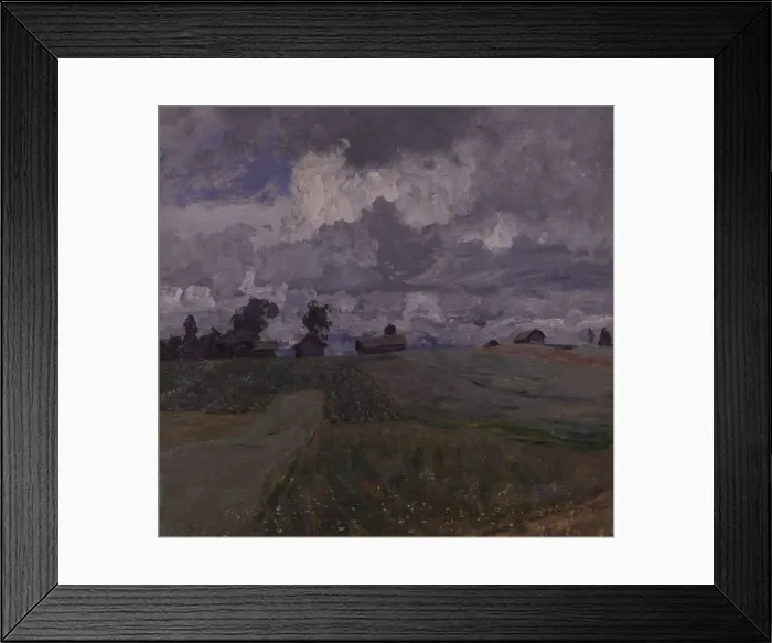 Framed Print : Stormy day, 1897. Artist: Levitan, Isaak Ilyich (1860-1900) Framed Print : Stormy day, 1897. Artist: Levitan, Isaak Ilyich (1860-1900)
