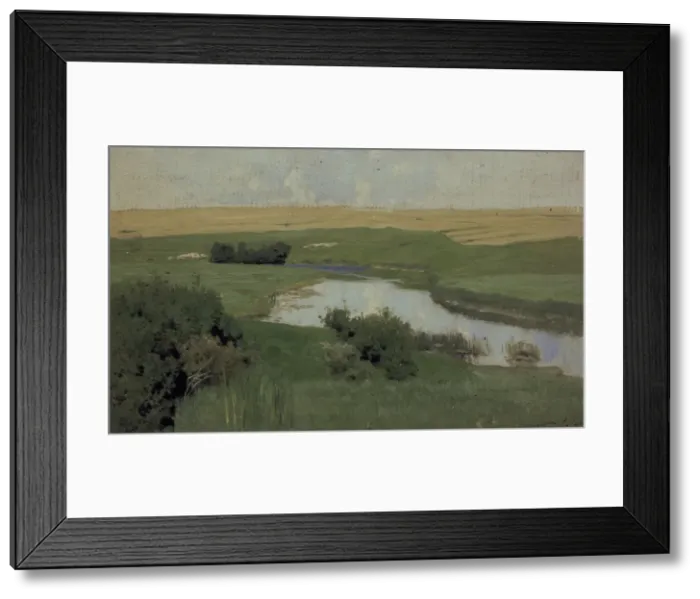 Framed Print : Small River Istra, 1885-1886. Artist: Levitan, Isaak Ilyich (1860-1900) Framed Print : Small River Istra, 1885-1886. Artist: Levitan, Isaak Ilyich (1860-1900)