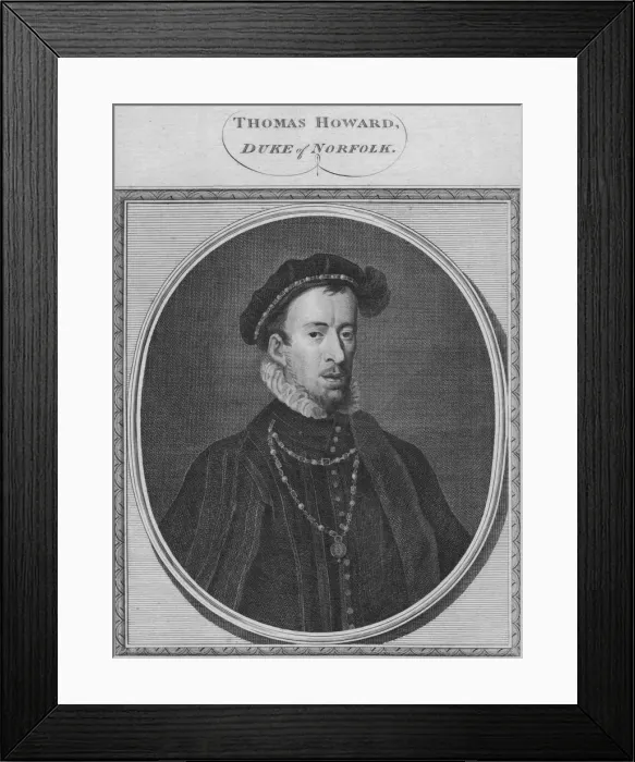 Framed Print : Thomas Howard, Duke of Norfolk, 1784. Creator: Unknown Framed Print : Thomas Howard, Duke of Norfolk, 1784. Creator: Unknown