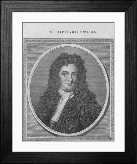 Framed Print : Sr. Richard Steel, 1789. Creator: Unknown Framed Print : Sr. Richard Steel, 1789. Creator: Unknown