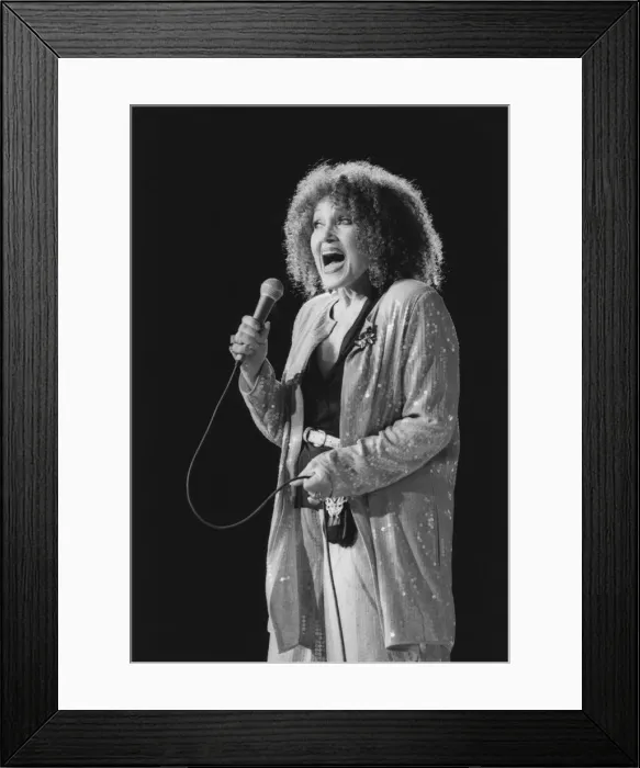Framed Print : Cleo Laine, Brecon Jazz Festival, Wales, 1995. Creator: Brian Foskett Framed Print : Cleo Laine, Brecon Jazz Festival, Wales, 1995. Creator: Brian Foskett