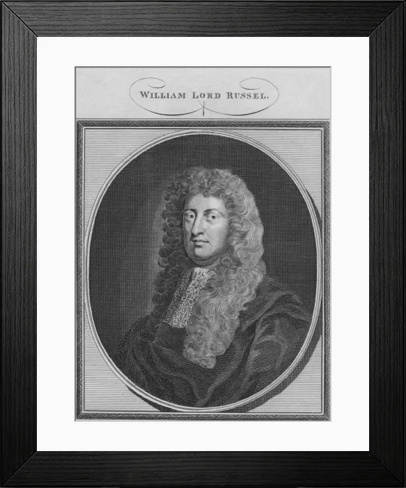 Framed Print : William Lord Russel, 1784. Creator: Unknown Framed Print : William Lord Russel, 1784. Creator: Unknown