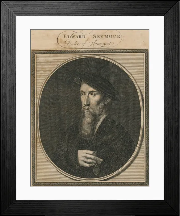 Framed Print : Edward Seymour, Duke of Somerset, 1785. Creator: Unknown Framed Print : Edward Seymour, Duke of Somerset, 1785. Creator: Unknown