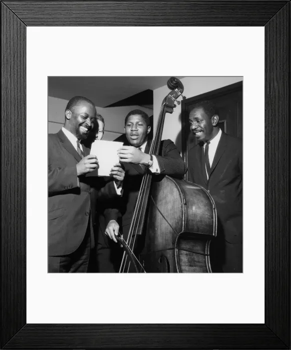 Framed Print : Junior Mance Trio, London, 1962. Creator: Brian Foskett Framed Print : Junior Mance Trio, London, 1962. Creator: Brian Foskett