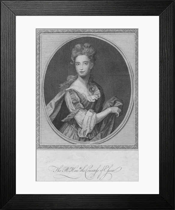 Framed Print : The Right Honourable the Countess of Essex, 1787. Creator: Unknown Framed Print : The Right Honourable the Countess of Essex, 1787. Creator: Unknown