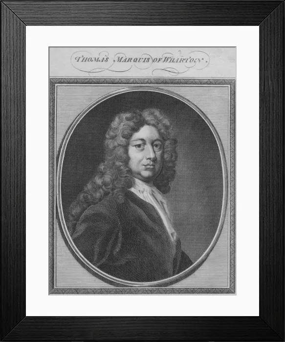 Framed Print : Thomas, Marquis of Wharton, 1785. Creator: Unknown Framed Print : Thomas, Marquis of Wharton, 1785. Creator: Unknown