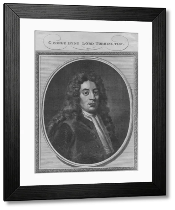Framed Print : George Byng Lord Torrington, 1785. Creator: Unknown Framed Print : George Byng Lord Torrington, 1785. Creator: Unknown
