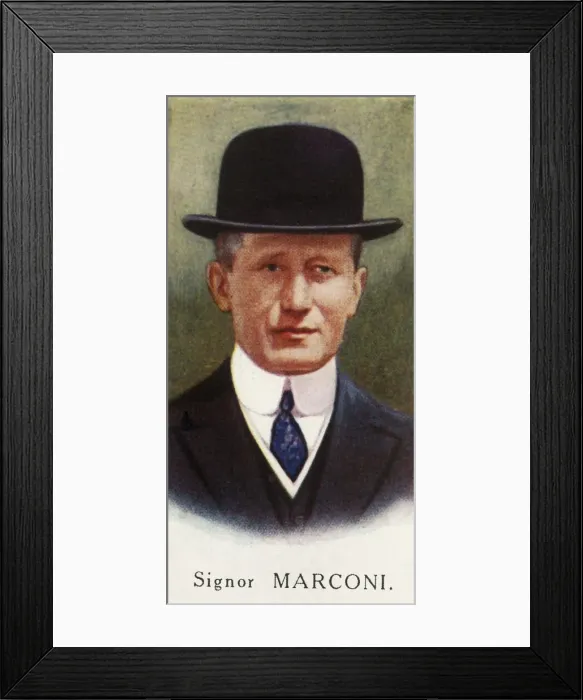 Framed Print : Signor Marconi, 1927. Creator: Unknown