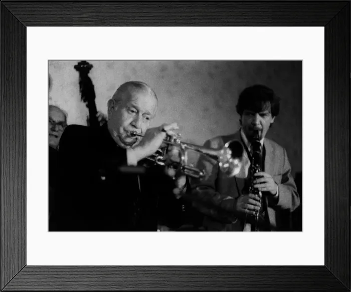 Framed Print : Wild Bill Davison, c1970. Creator: Brian Foskett Framed Print : Wild Bill Davison, c1970. Creator: Brian Foskett