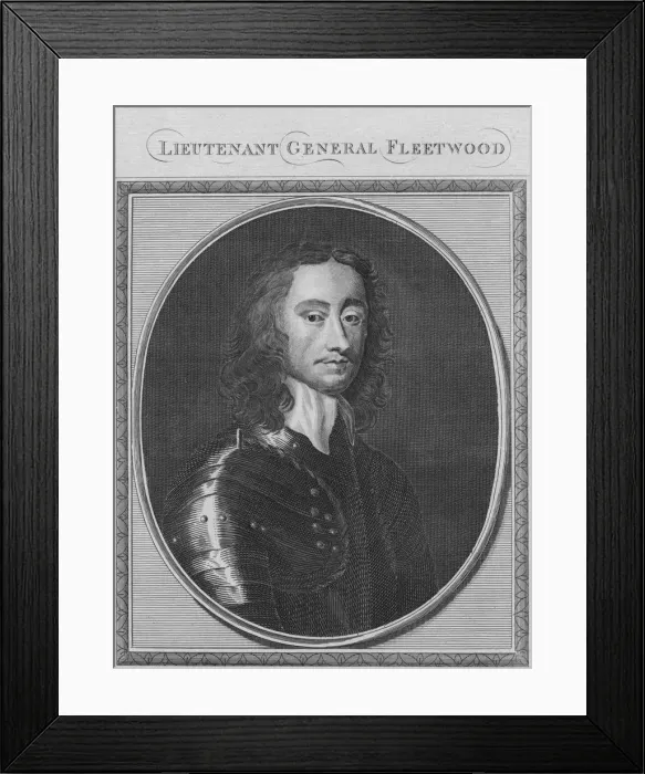 Framed Print : Lieutenant General Fleetwood, 1785. Creator: Unknown