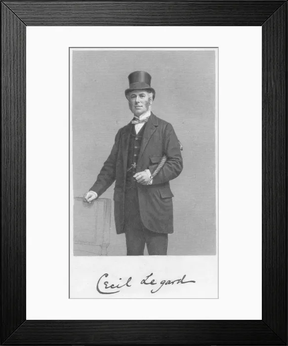 Framed Print : Cecil Legard, 1893. Creator: William Roffe Framed Print : Cecil Legard, 1893. Creator: William Roffe