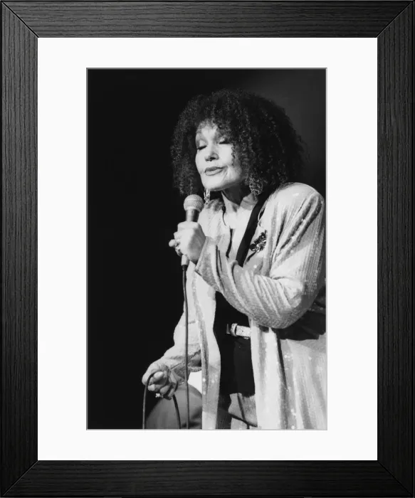 Framed Print : Cleo Laine, Brecon Jazz Festival, Wales, 1995. Creator: Brian Foskett Framed Print : Cleo Laine, Brecon Jazz Festival, Wales, 1995. Creator: Brian Foskett