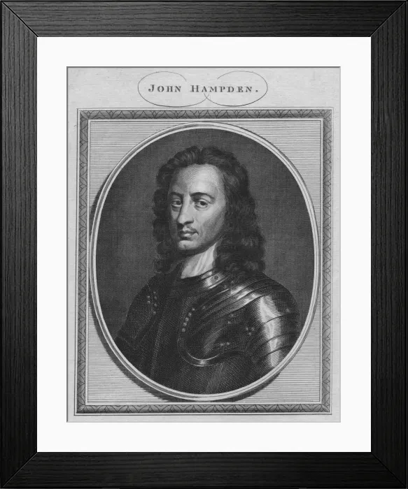 Framed Print : John Hampden, 1785. Creator: Unknown Framed Print : John Hampden, 1785. Creator: Unknown