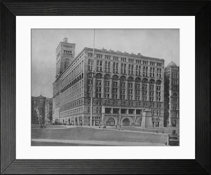 Framed Print : The Auditorium, Chicago, c1897. Creator: Unknown Framed Print : The Auditorium, Chicago, c1897. Creator: Unknown