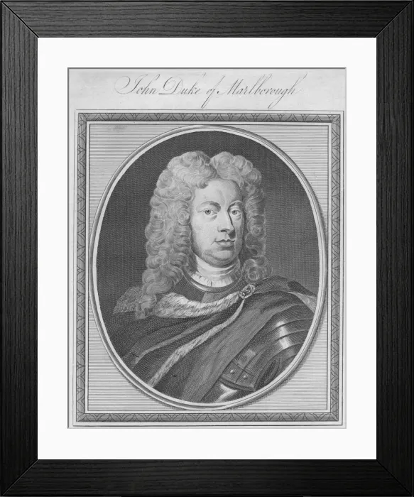 Framed Print : John Duke of Marlborough, c1785. Creator: Unknown Framed Print : John Duke of Marlborough, c1785. Creator: Unknown