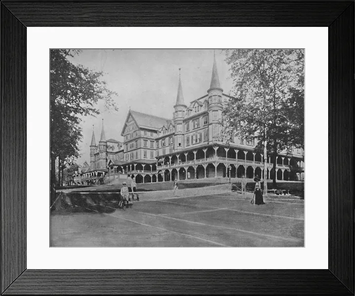 Framed Print : Mountain House, Cresson Springs, Pa. c1897. Creator: Unknown Framed Print : Mountain House, Cresson Springs, Pa. c1897. Creator: Unknown