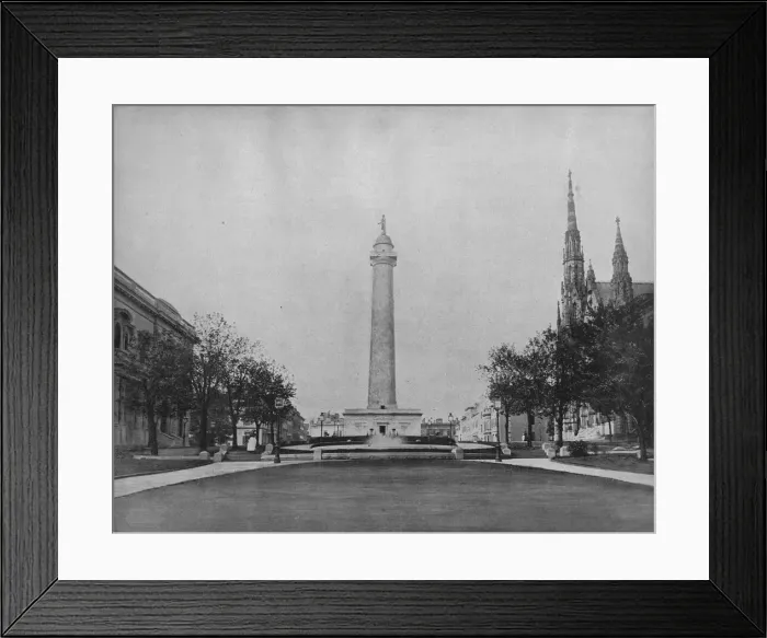 Framed Print : Washington Monument, Baltimore, c1897. Creator: Unknown
