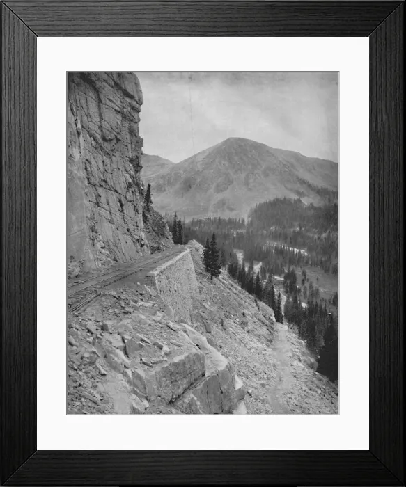 Framed Print : Alpine Pass, Colorado, c1897. Creator: Unknown Framed Print : Alpine Pass, Colorado, c1897. Creator: Unknown