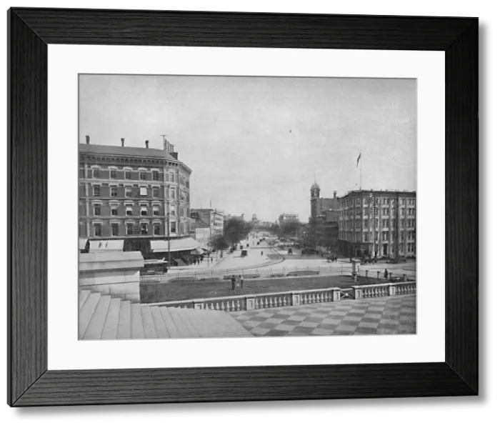 Framed Print : Pennsylvania Avenue, Washington, D. C. c1897. Creator: Unknown Framed Print : Pennsylvania Avenue, Washington, D. C. c1897. Creator: Unknown