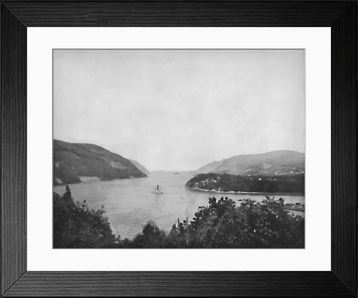 Framed Print : The Hudson River at West Point, c1897. Creator: Unknown Framed Print : The Hudson River at West Point, c1897. Creator: Unknown