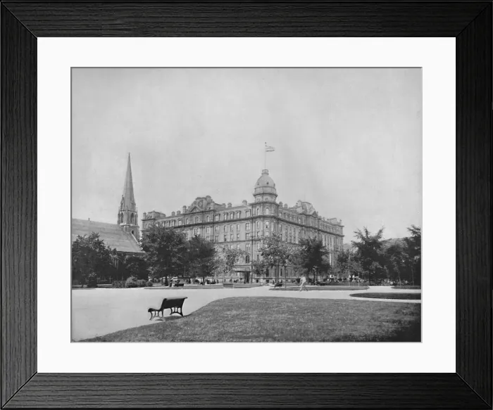 Framed Print : Windsor Hotel, Montreal, Canada, c1897. Creator: Unknown Framed Print : Windsor Hotel, Montreal, Canada, c1897. Creator: Unknown