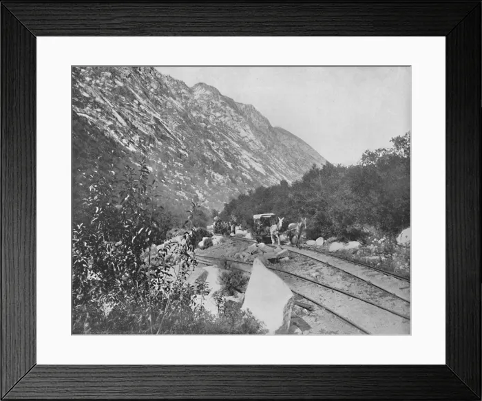 Framed Print : Cottonwood Canon, Utah, c1897. Creator: Unknown Framed Print : Cottonwood Canon, Utah, c1897. Creator: Unknown