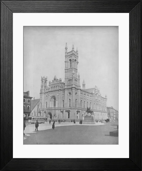 Framed Print : The Masonic Temple, Philadelphia, c1897. Creator: Unknown Framed Print : The Masonic Temple, Philadelphia, c1897. Creator: Unknown