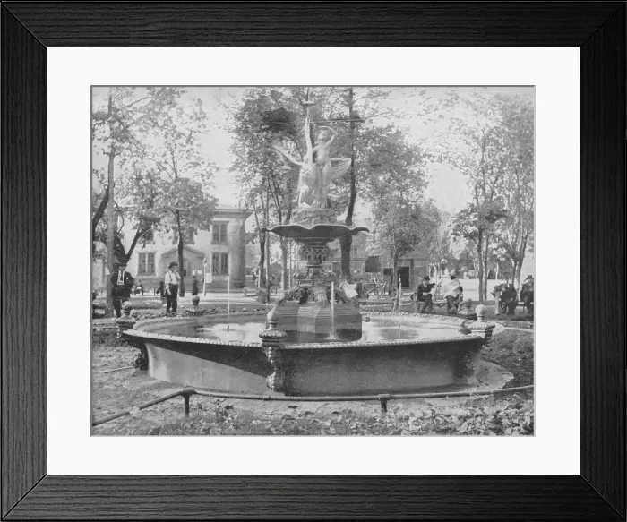 Framed Print : Rice Park, St. Paul, Minn. c1897. Creator: Unknown Framed Print : Rice Park, St. Paul, Minn. c1897. Creator: Unknown