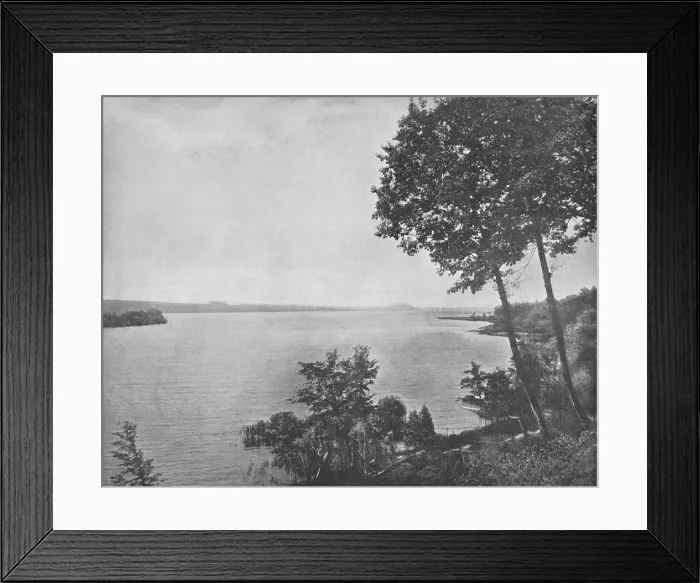 Framed Print : Saratoga Lake, Saratoga, N. Y. c1897. Creator: Unknown Framed Print : Saratoga Lake, Saratoga, N. Y. c1897. Creator: Unknown