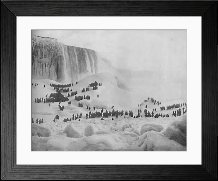 Framed Print : Ice Mountain, Niagara, c1897. Creator: Unknown Framed Print : Ice Mountain, Niagara, c1897. Creator: Unknown