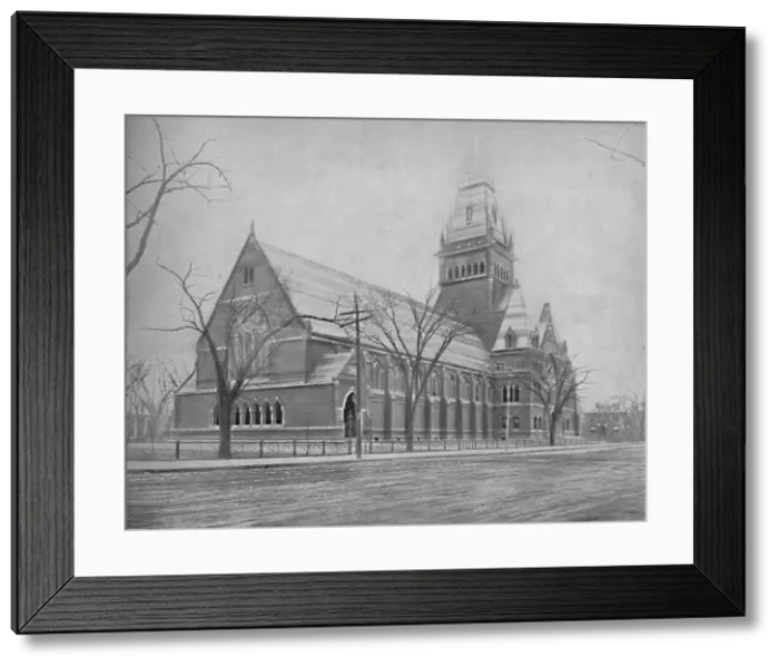 Framed Print : Memorial Hall, Cambridge, Mass. c1897. Creator: Unknown Framed Print : Memorial Hall, Cambridge, Mass. c1897. Creator: Unknown