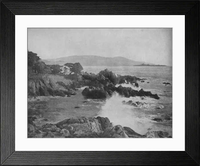 Framed Print : Carmel Bay, California, c1897. Creator: Unknown Framed Print : Carmel Bay, California, c1897. Creator: Unknown