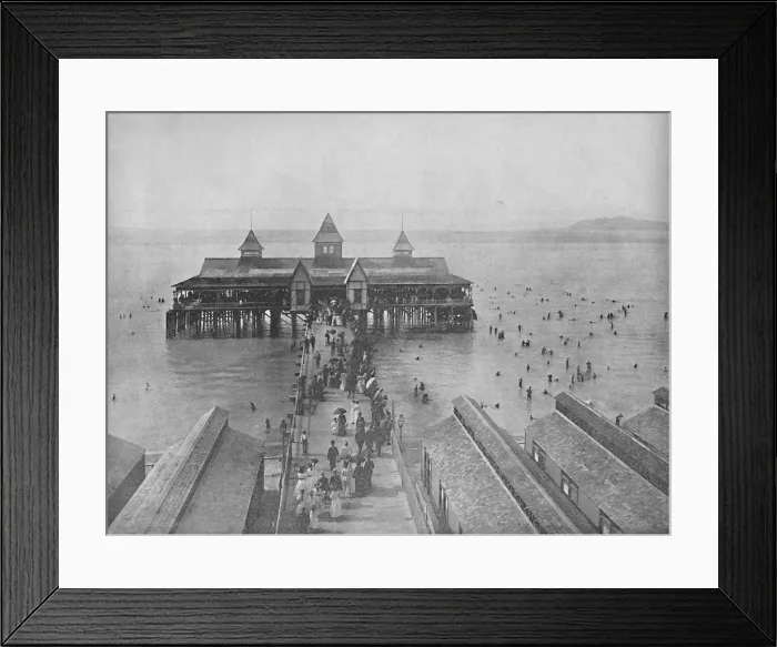 Framed Print : Garfield Beach, Great Salt Lake, c1897. Creator: Unknown Framed Print : Garfield Beach, Great Salt Lake, c1897. Creator: Unknown