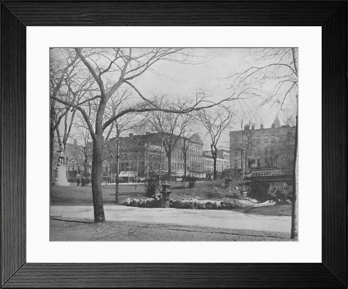 Framed Print : Public Square, Cleveland, Ohio, c1897. Creator: Unknown Framed Print : Public Square, Cleveland, Ohio, c1897. Creator: Unknown