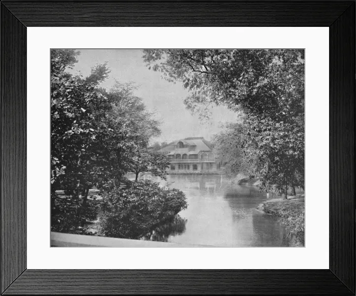 Framed Print : Lincoln Park, Chicago, c1897. Creator: Unknown Framed Print : Lincoln Park, Chicago, c1897. Creator: Unknown