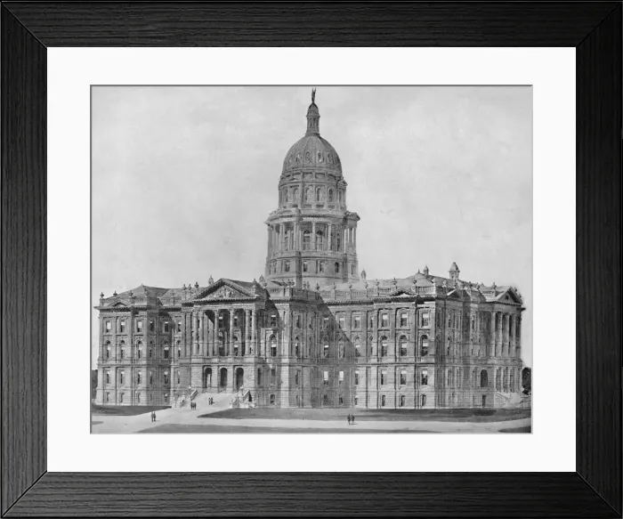Framed Print : State House, Denver, Colorado, c1897. Creator: Unknown Framed Print : State House, Denver, Colorado, c1897. Creator: Unknown
