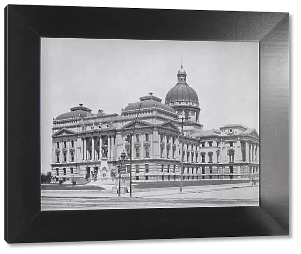 State Capitol, Indianapolis, Indiana, c1897. Creator: Unknown