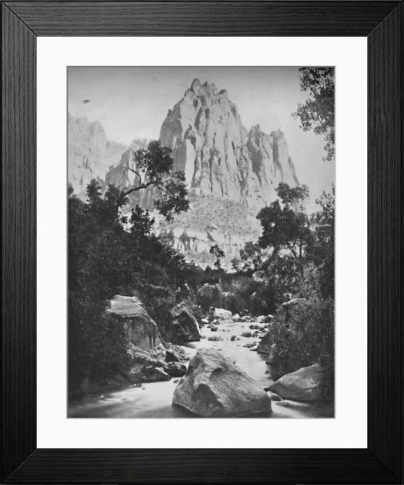 Framed Print : Eagle Crag, Shoshone Falls, Idaho, c1897. Creator: Unknown Framed Print : Eagle Crag, Shoshone Falls, Idaho, c1897. Creator: Unknown