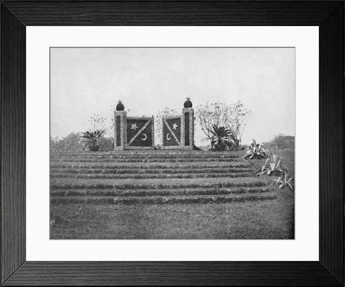 Framed Print : Gates Ajar, Washington Park, Chicago, c1897. Creator: Unknown