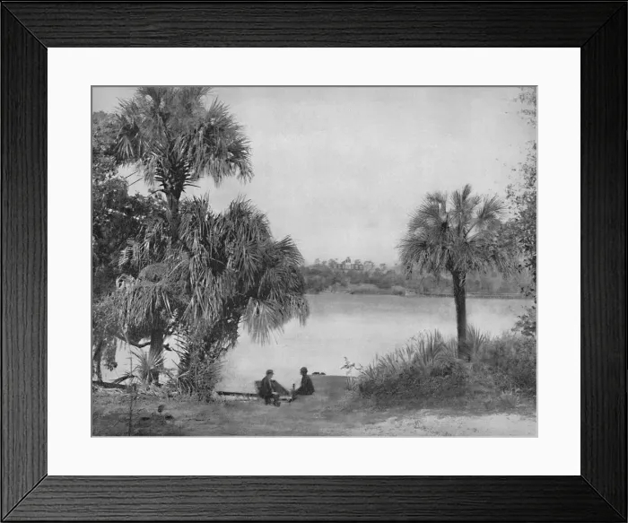 Framed Print : Eau Gallee, Indian River, Florida, c1897. Creator: Unknown Framed Print : Eau Gallee, Indian River, Florida, c1897. Creator: Unknown