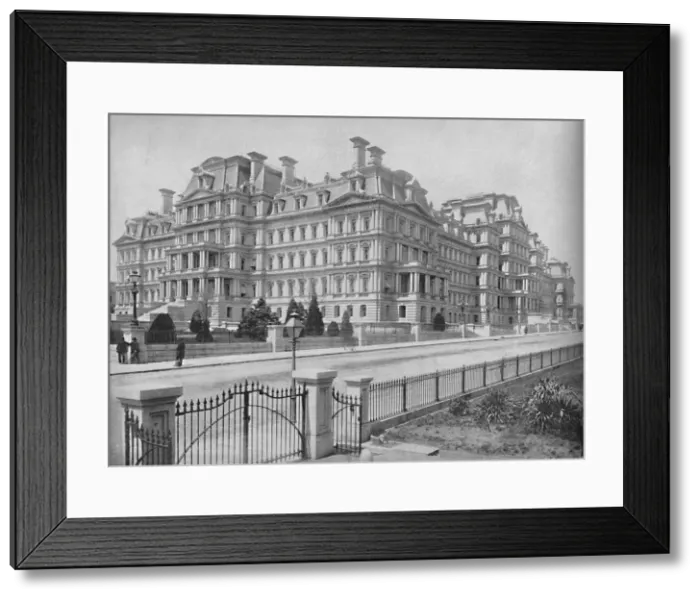 Framed Print : Army and Navy Building, Washington, D. C. c1897. Creator: Unknown Framed Print : Army and Navy Building, Washington, D. C. c1897. Creator: Unknown