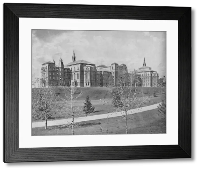 Framed Print : Wellesley College, Wellesley, Mass. c1897. Creator: Unknown Framed Print : Wellesley College, Wellesley, Mass. c1897. Creator: Unknown