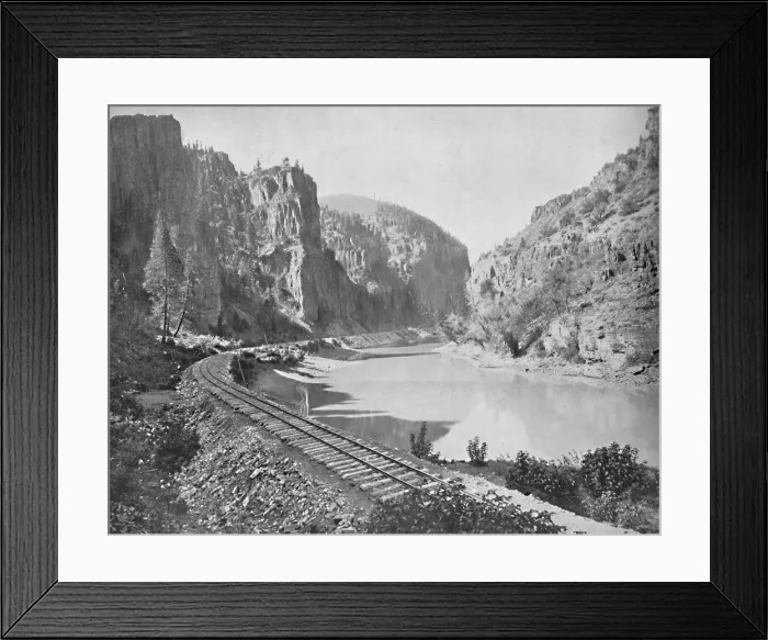 Framed Print : Echo Cliffs, Canyon of the Grand River, Colorado, c1897. Creator: Unknown Framed Print : Echo Cliffs, Canyon of the Grand River, Colorado, c1897. Creator: Unknown