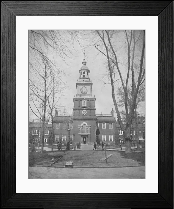 Framed Print : Independence Hall, Philadelphia, c1897. Creator: Unknown Framed Print : Independence Hall, Philadelphia, c1897. Creator: Unknown