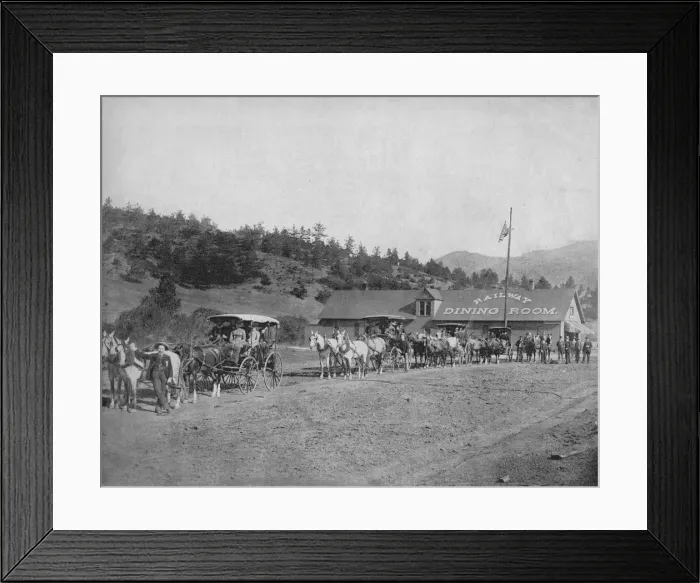 Framed Print : Pikes Peak (Col. ) Toll Road, c1897. Creator: Unknown Framed Print : Pikes Peak (Col. ) Toll Road, c1897. Creator: Unknown